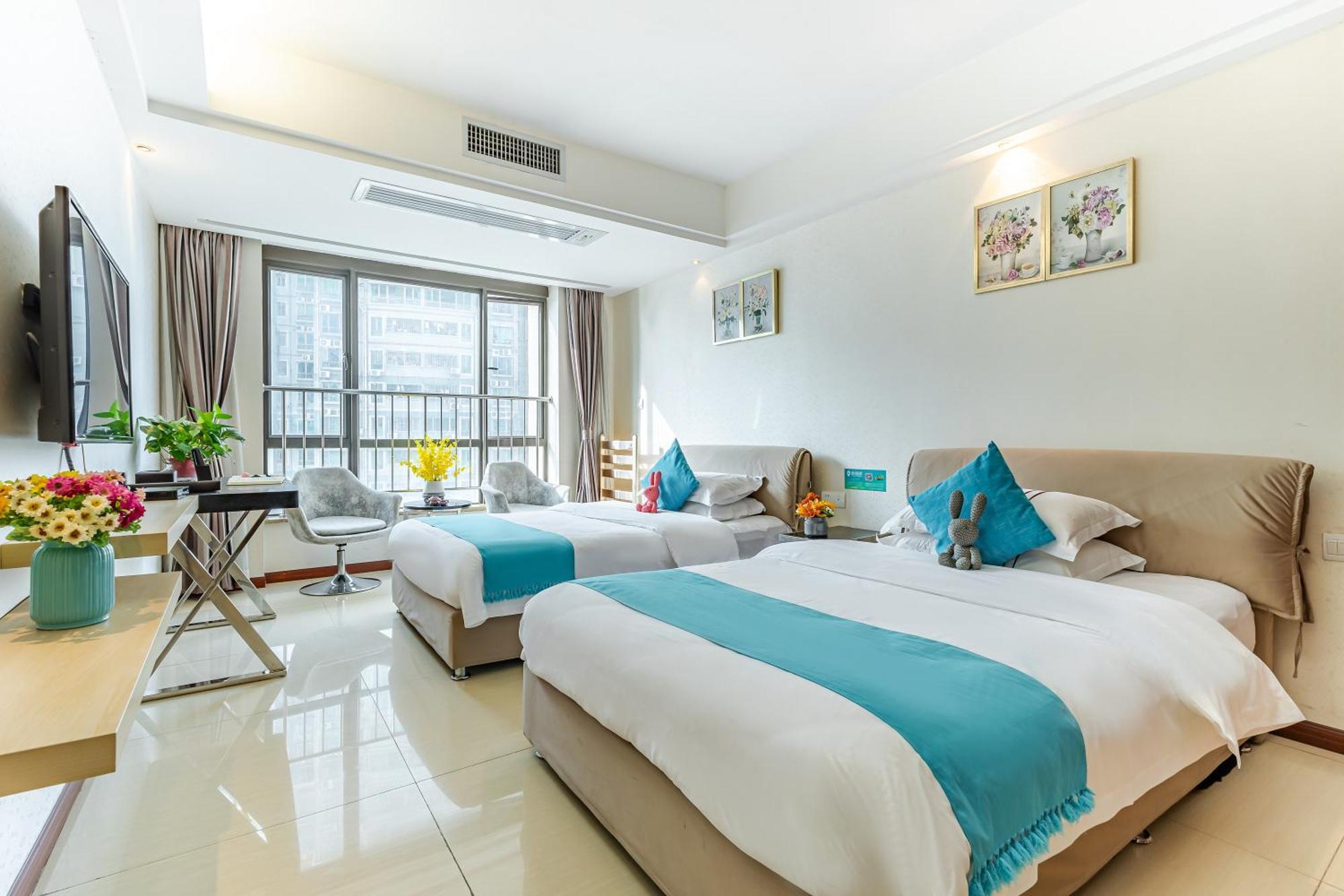 Waifiden Apartment Min Jian Financial Building-Free Shuttle Bus During The Canton Fair מראה חיצוני תמונה
